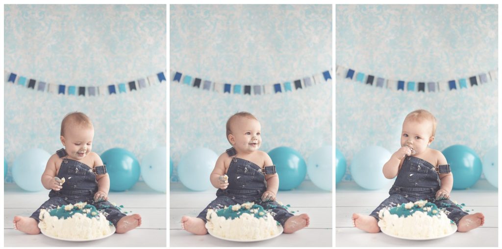 cake smash 1 års fødselsdag